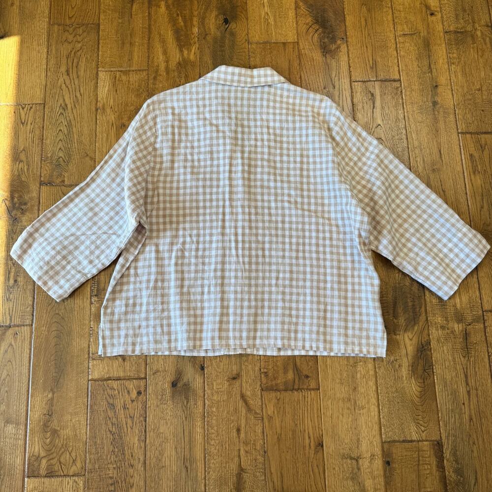 Westbound 100% Linen Button Up Shirt Womens XL with Linen Blend Capri Pants L - Picture 14 of 14